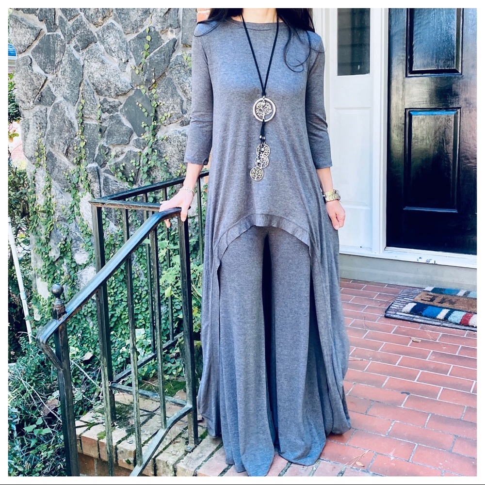 ✨LAST✨Best high low Charcoal grey tunic dress - Picture 11 of 11